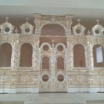 Фаянсовый иконостас в с. Гональ