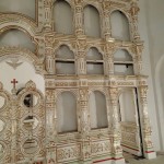 заказать керамический иконостас в росписи золотом с деколью