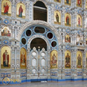 Иконостас и киоты храма во имя Владимирской иконы Божией матери Оранского Богородичного монастыря
