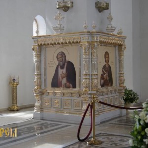 Иконостас храма Апостола Андрея Первозванного, р.п. Атяшево республика Мордовия
