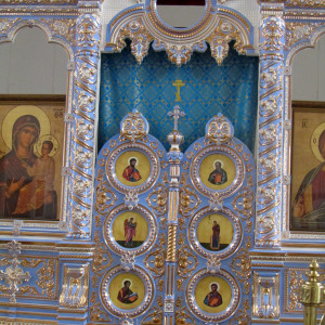 иконостас в Покровском храме, Республика Мордовия