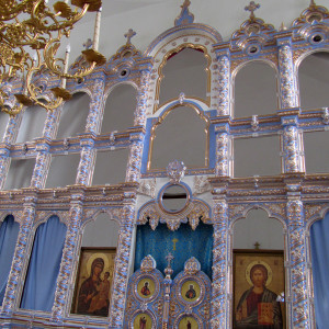 иконостас в Покровском храме, Республика Мордовия