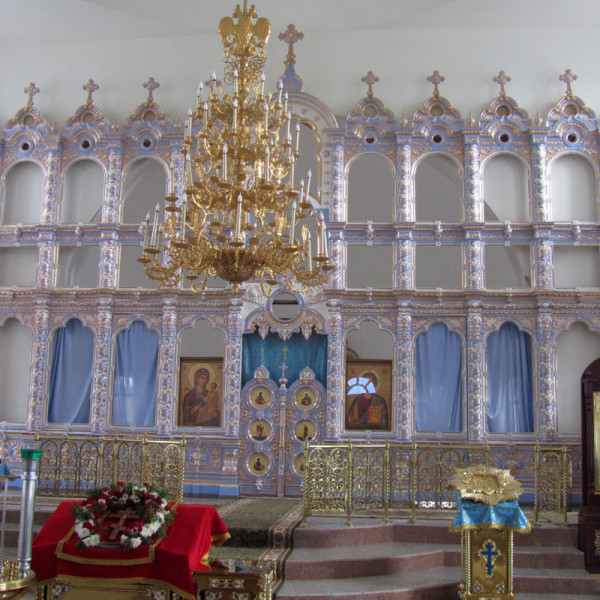 иконостас в Покровском храме, Республика Мордовия