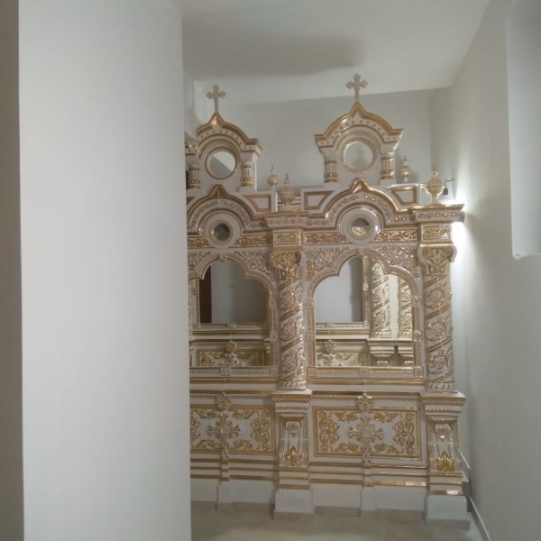 Керамический иконостас в с. Горналь