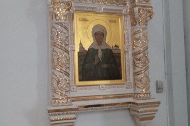 Киот для иконы из керамики