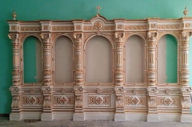 Иконостас для храма из фарфора